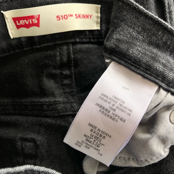 Levi’s Black Skinny Jeans great jeans but to slim a fit for me - Picture 5 of 5